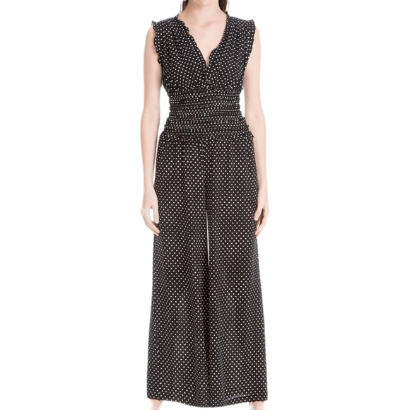 Max Studio Pants - (W) Polka Dot Jumpsuit From Max Studio